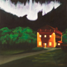 St. Norbert Lights | Acrylic on canvas | 1997